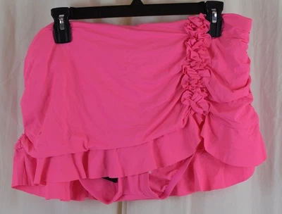 La Blanca Women's Island Goddess Ruffle Skirted Swimsuit Bottom Bright Pink Size - Image 1 of 4