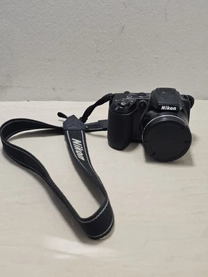 Nikon Coolpix L310 Digital Camera 14.1Mp Black With Strap Works - Image 1 of 4