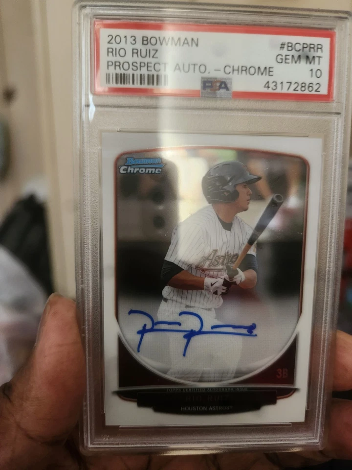 2013 Bowman Chrome Rio Ruiz Auto PSA 10 Foto 1 de 2