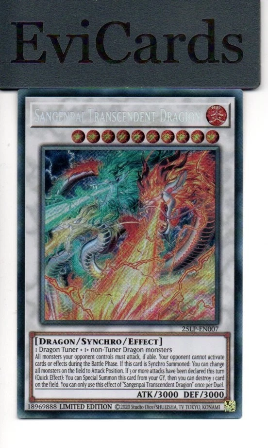 Sangenpai Transcendent Dragion - 25LP-EN007 - Secret Rare - Bild 1 von 1