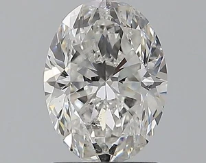 Oval Cut 1.51 CT Certificate GIA Natural Mined Diamond Loose E color SI2 clarity - Picture 1 of 2