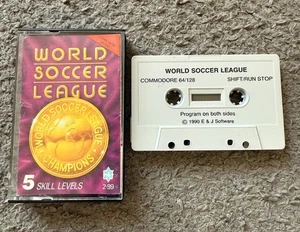 Commodore 64 games World soccer league tested vgc - Picture 1 of 4
