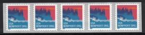 Scott 3785a- MNH (S/A) Plate Coil Strip of 5, # P2222- Sea Coast 2003- mint PNC5 - Picture 1 of 1