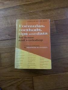Formeln, Methoden, Tipps und Daten für Zuhause und Werkstatt 1969 Populärwissenschaft Bk - Bild 1 von 3