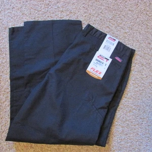 Dickies Flex Double Knee Black Relaxed Fit 42X30 Work Pants Utility Straight Leg - Picture 1 of 3
