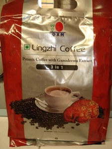 PREMEZCLA DE CAFÉ DXN LINGZHI HONGO GANDODERMA. 500g. 25pks. MFG 1/24 - Imagen 1 de 11