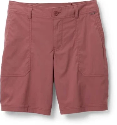 Pantalones Cortos Para Mujer REI Co-op Marrón Talla 10 Sahara 8" Entrepierna 10" Tiro Bermuda Caminata Gorp Foto 1 de 3
