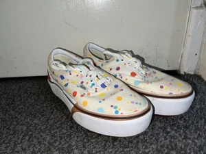 Vans Slipper Damen Größe UK 4 gepunktet weiß mehrfarbig - Bild 1 von 11