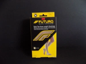 Medias de compresión médica Futuro abiertas puntera/talón hasta la rodilla unisex M firmes - Imagen 1 de 3