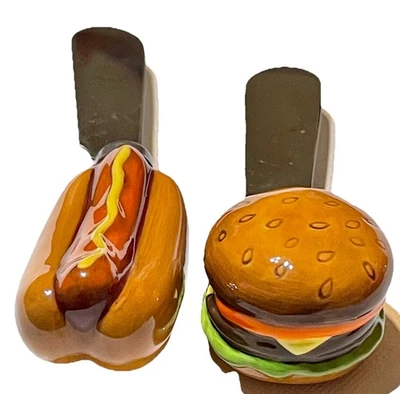 Cuchillos Esparcidores de Queso Hamburguesa Hot Dog Alojamiento Barbacoa Comida Novedad Único Foto 1 de 4