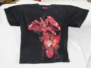 Yu-Gi-Oh! Vintage Graphic T-Shirt - Size 8 - Blake with shades of Red Graphics - Picture 1 of 4