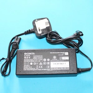 Genuine SONY ACDP-085D01, 19.5V, 4.36A AC Adapter w/ UK Power Lead ADP-85HB A - Picture 1 of 2