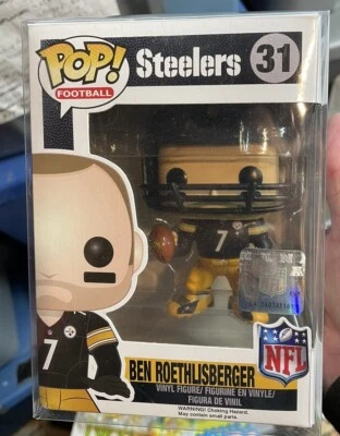 PITTSBURGH STEELERS BEN ROETHLISBERGER NFL Funko Pop! #31 RETIRADO Y ABOVEDADO SER Foto 1 de 4