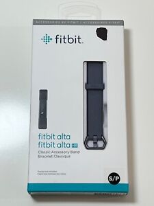 Genuine OEM Fitbit Alta HR and Alta Classic Accessory Band, Gray, Small