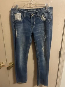 Red Camel Womens Size 11 Blue Jeans Distressed. D1 - Picture 1 of 6