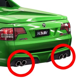 Genuine HSV Exhaust Finishers Exhaust Tips Left Right VF GenF2 GenF-2 Maloo - Picture 1 of 6