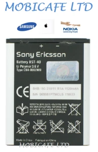 Batería original Sony Ericsson BST-40 - P1i, P1, P900i, W900i - Imagen 1 de 1