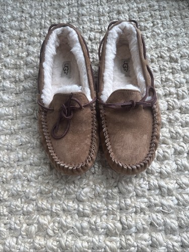 UGG Australia Donna Dakota Mocassino Ciabatta Castagno Taglia US 8
