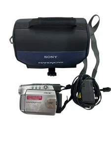 Sony Handycam DCR-DVD301 DVD Video Recorder Camcorder #H2 and Its Case - Picture 1 of 5