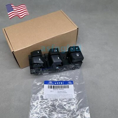NUEVO Interruptor de ventana de puerta principal del conductor negro para Hyundai Elantra 11-15 93570-3X000 Foto 1 de 4
