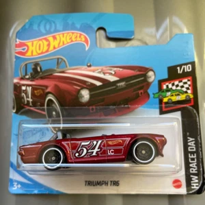 Hot Wheels 2021 - Triumph TR6 - GTB87 - HW Race Day 1/10 9/250 - Picture 1 of 2