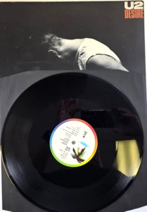U2 Desire 12” vinyl record 1988 limited edition in picture gatefold sleeve - Picture 1 of 14