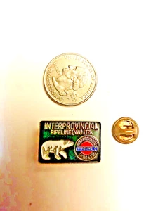 Interprovincial Pipeline NW LTD Polar Bear Lapel Pin - Picture 1 of 2