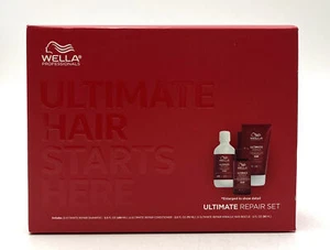 Wella Ultimate Repair Holiday Gift Kit(Shampoo 3.3 oz Conditioner 2.5 oz Miracle - Picture 1 of 1