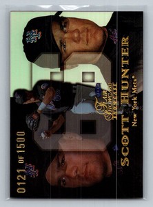 1999 Flair Showcase Scott Hunter /1500 Flair Showcase Row 1 New York Mets