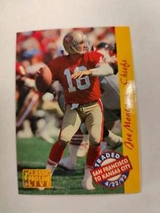 Classic Pro Line Live 1993 - #124 Joe Montana - Imagen 1 de 2