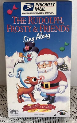 The Rudoph Frosty and Friends Sing Along VHS VCR Tape USPS Promo 24 Minute 1996 - Image 1 of 4