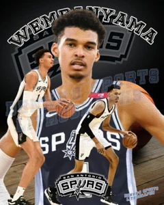 San Antonio Spurs Lithograph print of Victor Wembanyama 2023 - Picture 1 of 1