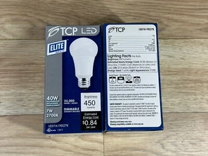 TCP LED7A19D27K 40W LED Replacement Bulb, 450 Lumens - Picture 1 of 5