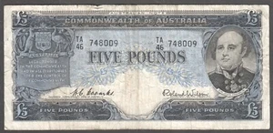 Australia 5 Pounds 1954 - 1959 (1) - Picture 1 of 3