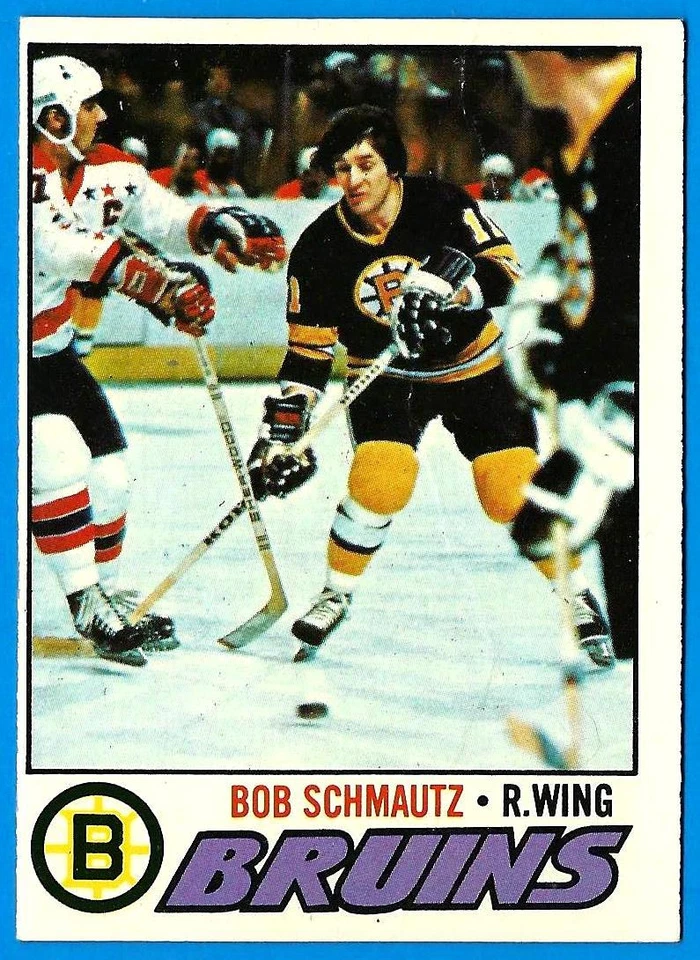 1977-78 Topps BOB SCHMAUTZ (vg-) Boston Bruins - Image 1 of 1