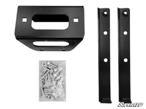SuperATV Polaris RZR 800 / 570 Winch Mounting Plate For 4500 & 5000 Lb. Winches - Foto 1 di 1