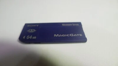Genuine Sony 64MB Memory Stick card MSH-64 MagicGate for Old Cameras devices - Image 1 of 2