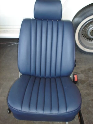 Mercedes Benz R107 MB Vinyl seat FrontCovers 450SL 380SL 560SL W107 SL 1971-1989 - Image 1 of 4