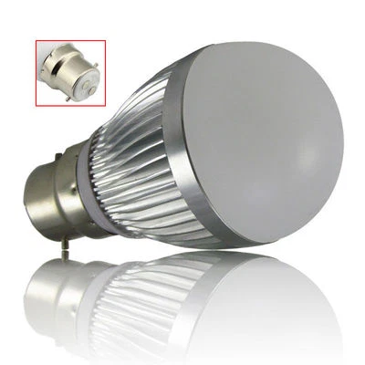 B22 Bayonet Mount 5W LED Light Bulbs Lamps Golf Globe Day Cool White SMD 5050 - Image 1 of 2