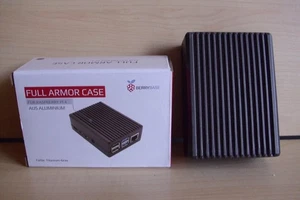 Full Armor Gehäuse für Raspberry Pi 4, titanium grau - Bild 1 von 5
