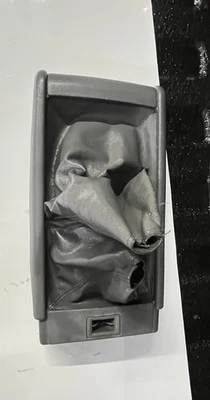 Toyota 4runner 1990-1995 camioneta pickup 5 velocidades 4x4 cuero palanca de cambios bota gris OEM Foto 1 de 4