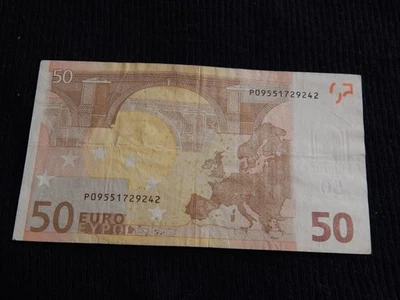 Holland Netherlands  50 EURO 2002 Duisenberg  printer G019D3 Circulated - Image 1 of 2