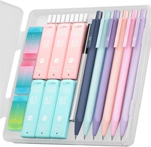 Niedliches Druckbleistift Set, 6 Stück Pastell Druckbleistifte 0,5 & 0,7 mm mit 360 P - Bild 1 von 11