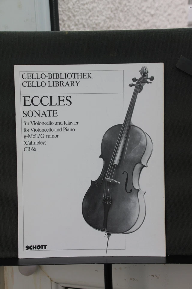 Eccles Sonata for violoncello and piano in G Minor - Image 1 of 1