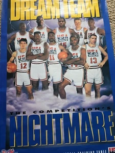 Poster 1992 USA Basketball Americas Dream Team Kraft Olympia 24x3 Michael Jordan - Bild 1 von 8