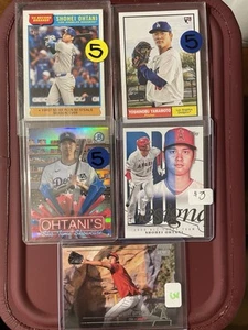 2025 Topps Hertiage & Bowman Shohei Ohtani 5 Karten Lot Yoshi Rookie - Bild 1 von 8