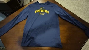 Milwaukee Brewers Official Long-Sleeve T-Shirt - Picture 1 of 2