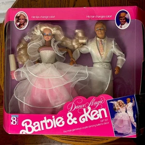 Barbie & Ken Doll Dance Magic Gift Set 1990 Vintage Mattel NIB 5409 - Picture 1 of 19