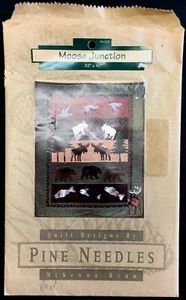 "Agujas de pino de colección PN203 unión de alce 31 1/2 x 40"" patrón de edredón McKenna Ryan" - Imagen 1 de 3