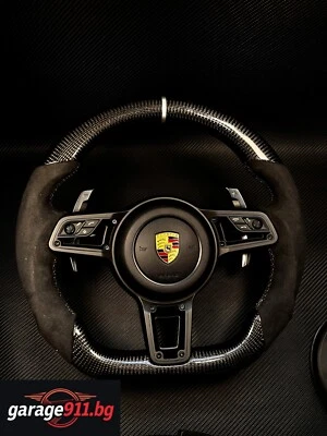 Volante inferior plano Porsche GT3 Cayman Boxter 991 997 970 987 981 958 95B Foto 1 de 4